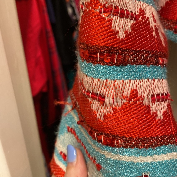 Rena Lange striped evening jacket | size 8 - Picture 5 of 7